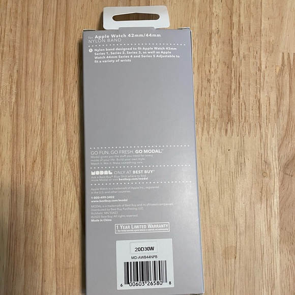 Modal Pride Edition Woven Nylon Band for Apple Watch 42, 44 mm - Picture 2 of 3